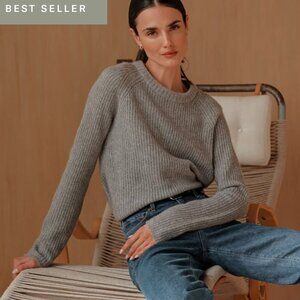 Jenni Kayne Fisherman Sweater Grey